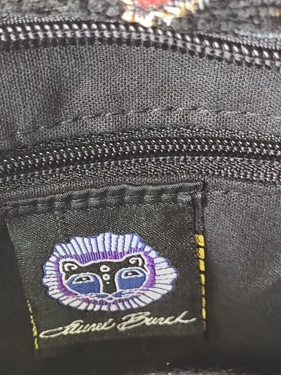 NEW Laurel Burch Fantastic Feline Tapestry Shoulder Bag Boho Whimsy Artsy Cats - Picture 9 of 9